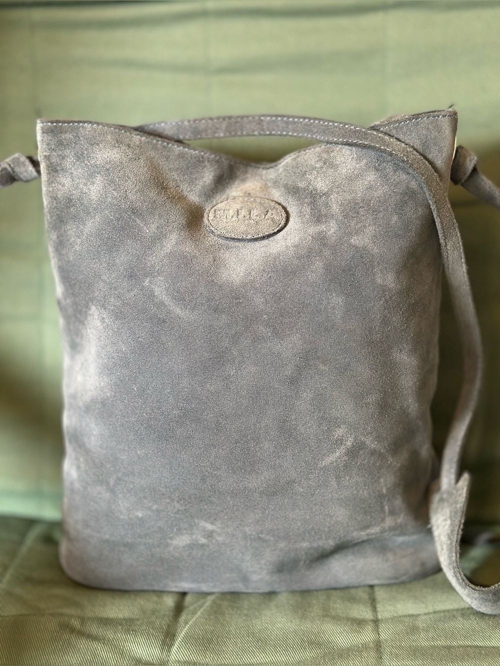 M.I.L.A Suede Crossbody Bag GUC